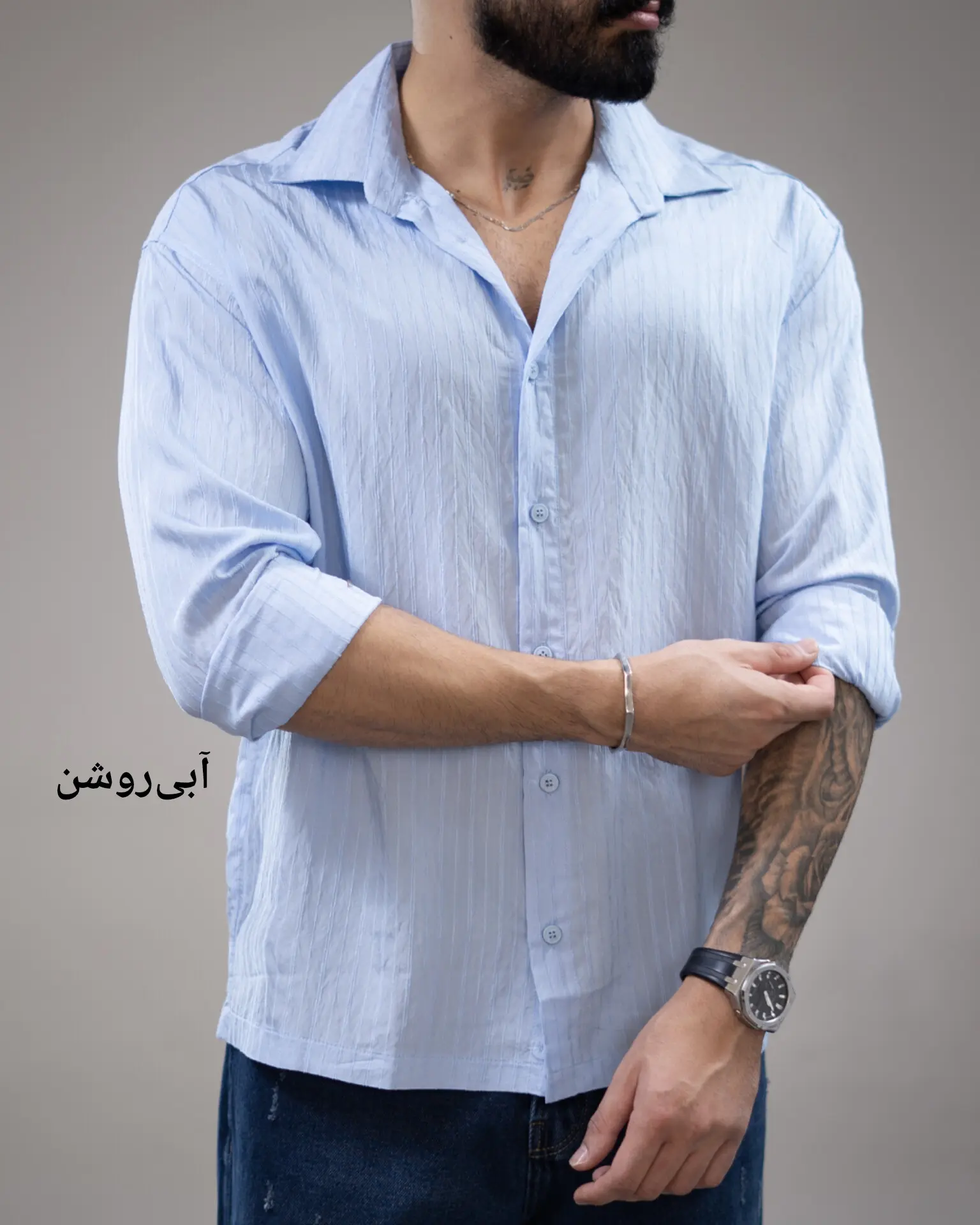 پیراهن راه راه سون-کد5358